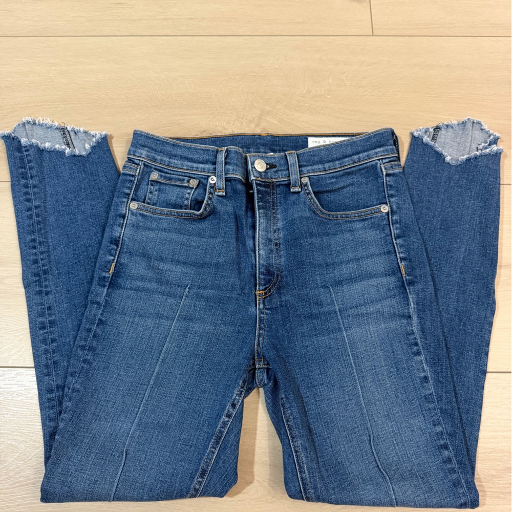 Rag & Bone High Rise Ankle Skinny Manson size 27